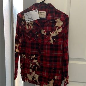 Bleached flannel